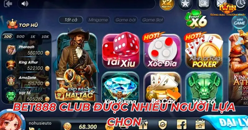 Bet888 Club được nhiều người lựa chọn