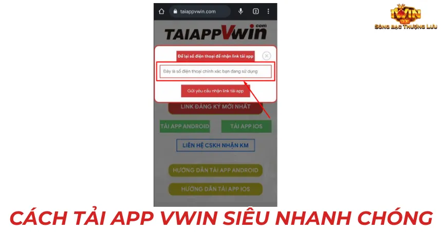 Cách tải app Vwin siêu nhanh chóng